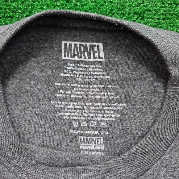 Marvel Wolverine Tshirt Mens Medium/Large Gray Short Sleeve Claws Mutant X-Men - Picture 5 of 6